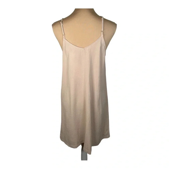 💜 Entro Summer Spaghetti Strap Button Down V Neck Sleeveless Casual Mini Dress - Picture 4 of 9